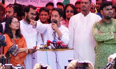 এনসিপি জনগণের কণ্ঠস্বর হয়ে সংসদে কথা বলবে: সারজিস